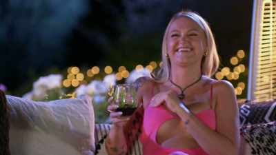 - Do you chug drinks?
- Wine? [laughs] Yeah, okay. - Twin Love