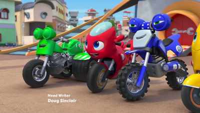 - Do we get to be
like Steel Awesome - Ricky Zoom