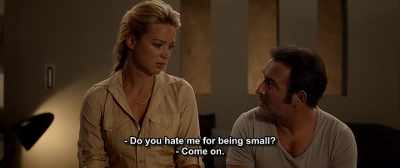 - Do you hate me for being small?
- Come on. - Up for Love