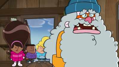 -Do you have a bathroom?
-The mountain is my bathroom. - The Epic Tales of Captain Underpants