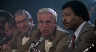 Do you have any predictions on this fightHow do you see this fight going tonightWell I feel that strength would have to go to the challengerwhile experience and the world's hardest headwould have to go to Rocky BalboaAnd you know I know about that - Rocky III