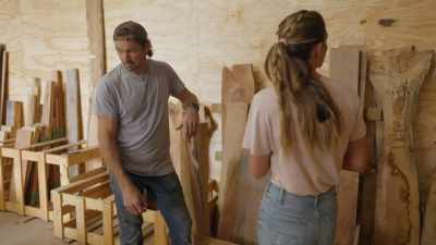 -Do you have anything that
you think might work for it?
-Well, I think... Um... - Why the Heck Did I Buy This House?