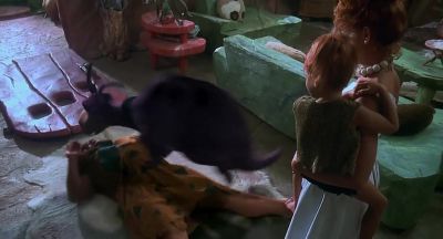 Do you have to get Dino so wound up when you come home - The Flintstones