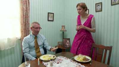 - Do I need to ask what this is? 
- You're getting grumpy. - Back in Time for Dinner