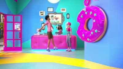 Do I skate?
Ch-ch-cha! - Barbie: A Touch of Magic