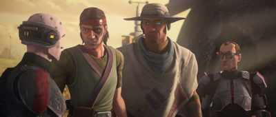 Do it. We're getting Cut,
Suu and the kids on that shuttle. - Star Wars: The Bad Batch