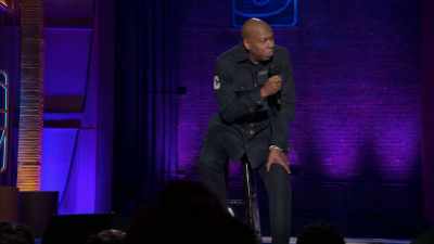 Do you know this bitch looked in the box
while I'm alive and well? - Dave Chappelle: The Dreamer