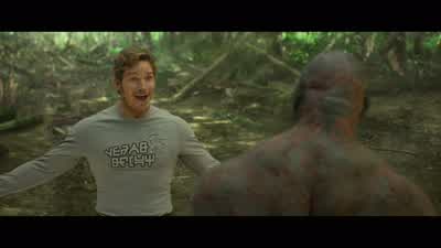 Do you know why I did it Star Munch HmmI'm not gonna answer to Star MunchI did it because I wanted toDickWhat are we even talking about this forWe just had a little man save us by blowing up 50 shipsHow littleWell I don't know like thisA little one inch - Guardians of the Galaxy Vol  2