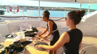 Do you like the
textured one more than-- - Below Deck Sailing Yacht