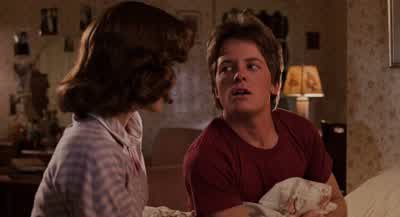 Do you mind if I sit here? - Back to the Future