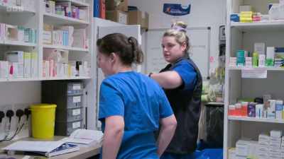 Do you need a hand?
I'm in till half-seven. Maybe. - 24/7 Pet Hospital