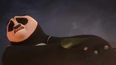 Do not drop that rope, Po! - Kung Fu Panda: The Dragon Knight