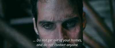 Do not get out of your homes, - Infection