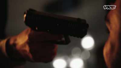 Do not get up,"
and I put the gun in his face. - I Was a Teenage Felon