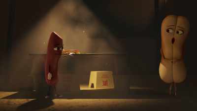 Do you recognize the individual
being represented in this picture? - Sausage Party: Foodtopia