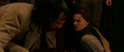 Whose man are you See this knifeI'm gonna teach you to speak English with this fucking knife - Gangs of New York