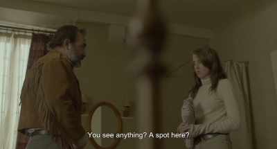 Do you see something there or not?
Do you see a stain? - Deerskin