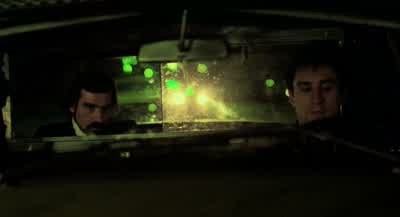 Cabbie you see that light up there The windowThe light The window in the second floorThe one that's closest to the edge of the buildingThe light up in the window Second storyWhat are you blindDo you see the lightYeah Yeah you see it GoodYou see the - Taxi Driver