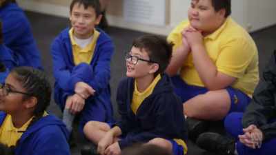 Do you take...
(KIDS LAUGH) - The School That Tried to End Racism