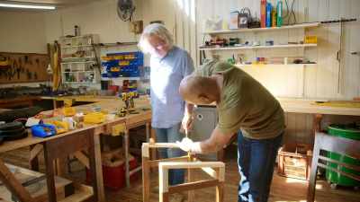 Do you think you become
a different man in the workshop - James May and the Dull Men