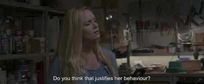 Do you think that justifies her behaviour? - Under the Tree
