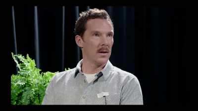 Do you think you play smart characters
like Sherlock Holmes because you have... - Between Two Ferns: The Movie