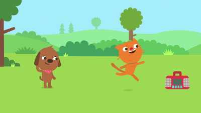 Do you think it would help if you watched
me do my phenomenal dance some more? - Sago Mini Friends