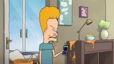 Do those nachos come with
side orders of nachos? - Beavis and Butt Head Do the Universe