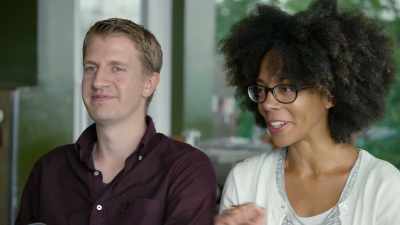-Do you walk all over him?
-I just pound him a little. [laughs] - Bill Nye Saves the World
