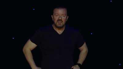-Do you wanna pay me back?" 
-"Yeah." - Ricky Gervais: Humanity