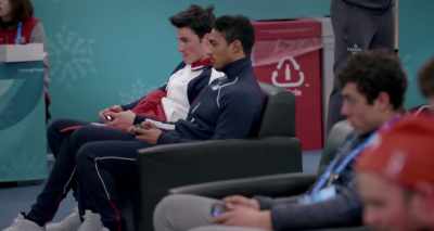 - Do you wanna play foosball?
- Yeah. - Olympic Dreams