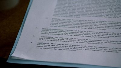 Do you want to elaborate on the  Verification  clause - Indecent Proposal