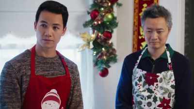 - Do you want me to take
one so you can get in here - A Big Fat Family Christmas
