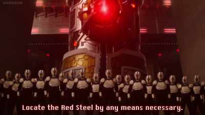 Do whatever it takes
to find the red steel - Ultraman Geed the Movie: Connect! The Wishes!!