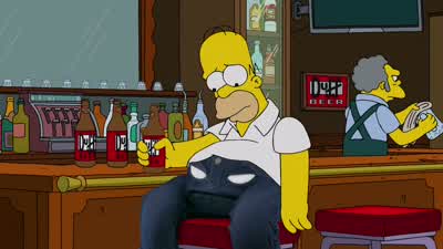 Do you not see what Marge is doing? - The Simpsons