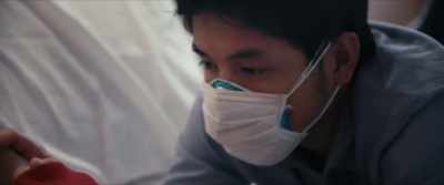 DOCTOR (over TV): Let me
end with this note. - The First Wave