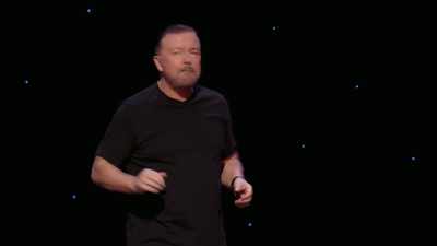 "Doctor said he couldn't make it,
so I thought I'd... I'd have a go." - Ricky Gervais: SuperNature