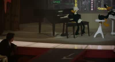 Hey Hey Cut it outDoes anybody understand what this duck is saying - Who Framed Roger Rabbit