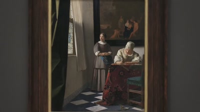 Does this cast a light on the whole
world that Vermeer is showing? - Vermeer: The Greatest Exhibition