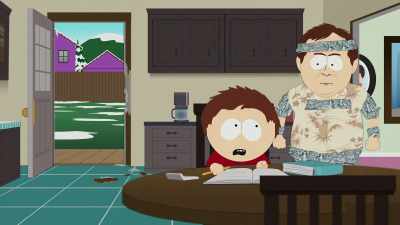 Does Dad still
keep a gun in his closet? - South Park: Post COVID: The Return of COVID