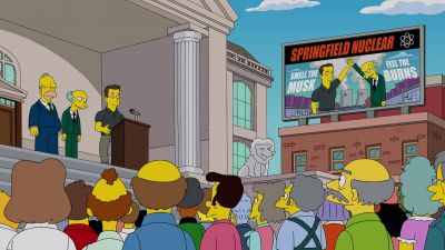 Does that drone do date nights
with the wife? - The Simpsons