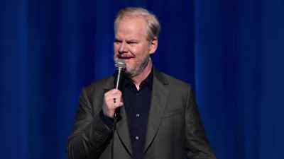 Does he ever look down from Heaven,
like, "Yikes!" - Jim Gaffigan: The Skinny