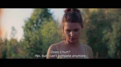 - Does it hurt?
- No, but I can't compete anymore. - Lake of Death