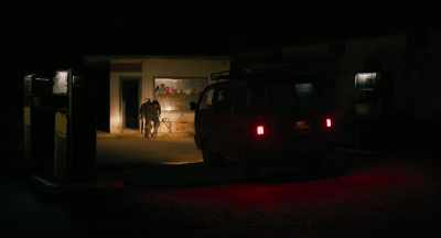 Does he live on his own
in this abandoned gas station? - Hounds