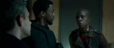 Does she speak EnglishWhen she wants to - Black Panther
