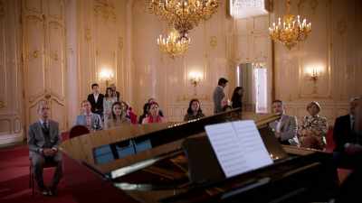 Does she talk about, like, her
kids and her family and stuff? - Love on the Danube: Love Song