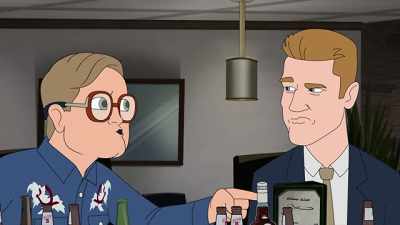Does Wayne open his air vent on the plane
or is he already cool enough? - Trailer Park Boys: The Animated Series