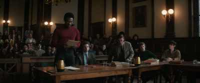 Does your young friend Mr. Hampton
have a background in law? - The Trial of the Chicago 7