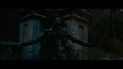 JOHNNY How does it feel to have all that evil inside of youAll their powerAll their soulsA thousand souls to burnLook into my eyesYour souls are stained by the blood of the innocentNoFeel their painSCREAMINGMAN Father the Son and the Holy SpiritWOMAN 1 - Ghost Rider