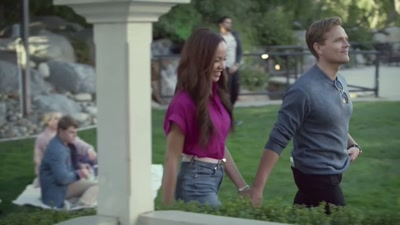 [dog barking] - Love at First Lie
